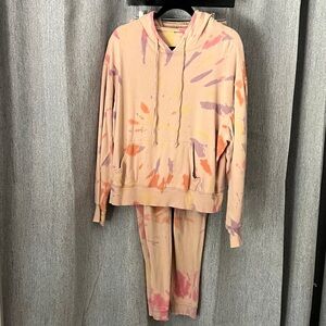 Tie-Dye Hoodie and Jogger Set